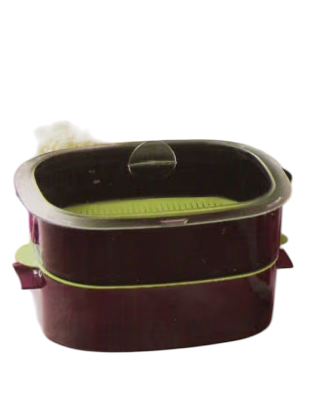 Tupperware Oval Stacker Cooker Microwave Meal maker set micro steamer